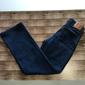 Levi 512 Perfectly Slimming Bootcut dark blue sz 6